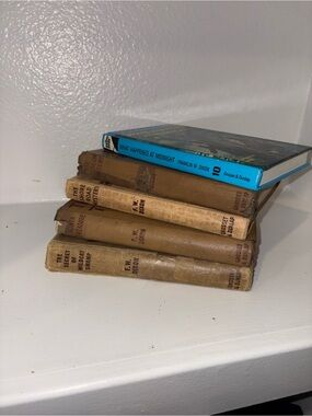 Vintage Hardy Boys Book Lot (5) Grosset & Dunlap